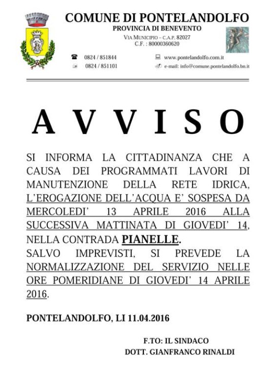 Sospensione idrica per lavori_Pianelle4