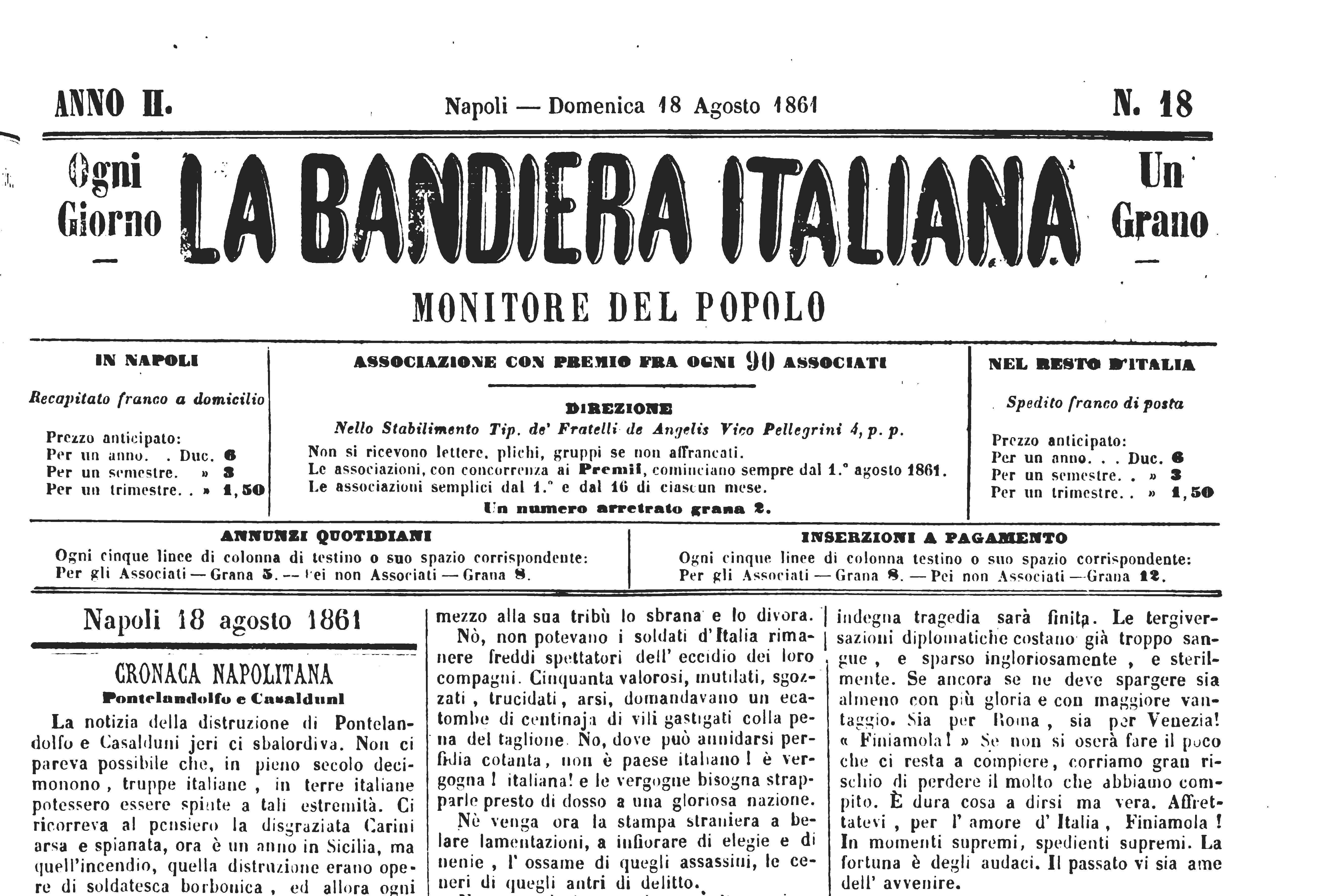 18 agosto 1861
