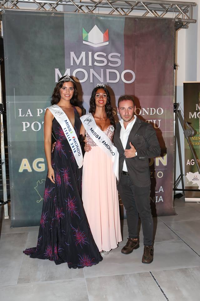 Miss Mondo 2018, Federizza Rizza ed il patron Puzio