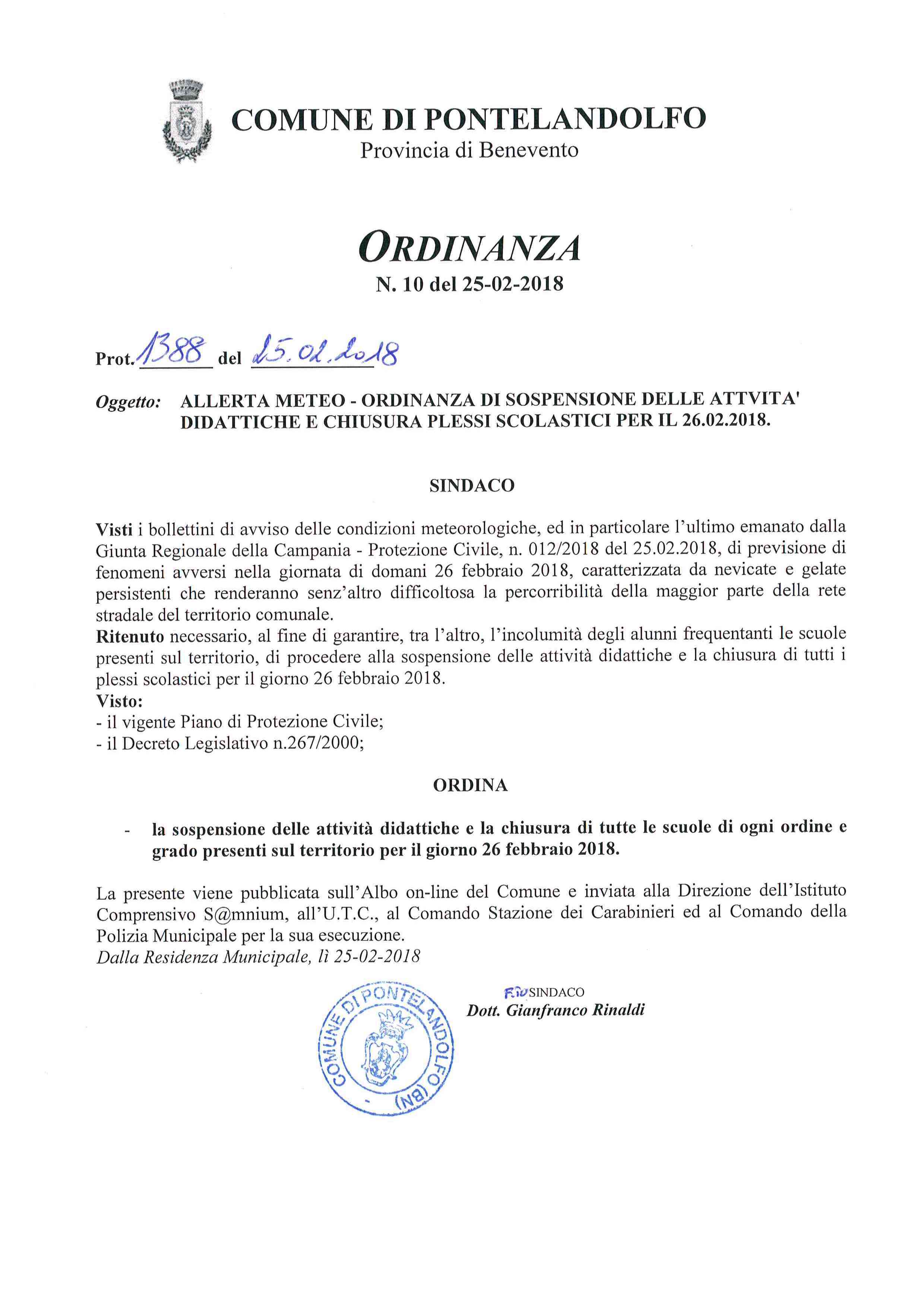 Ordinanza 10_2018