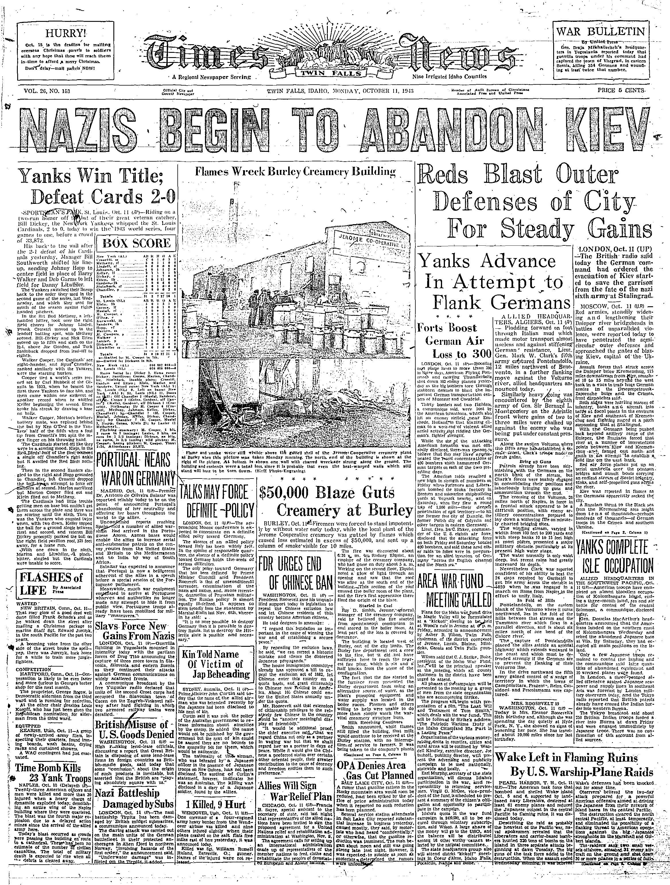 The_Times_News_Idaho_Newspaper_1943_10_11_Pagina_1