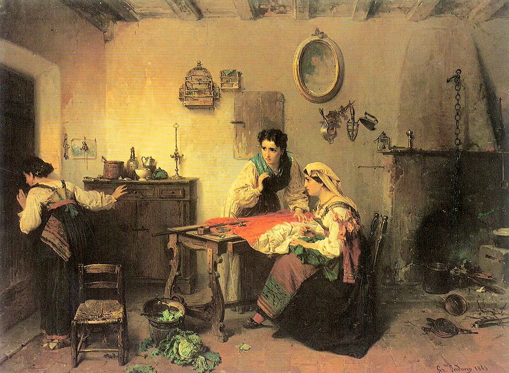 gerolamo-induno-la-bandiera-nazionale-1863