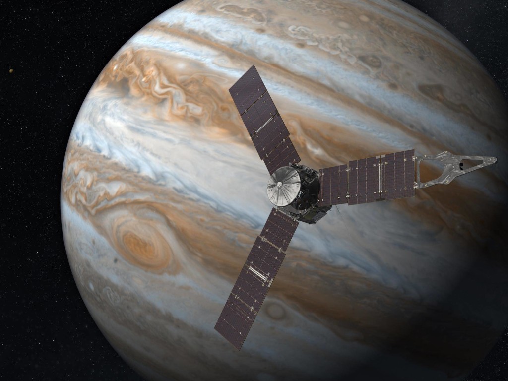ARTIST S IMPRESSION OF THE JUNO SPACECRAFT AND JUPITER JUNO SPACECRAFT, 2016 JUNO, SPACECRAFT, 2016, ARTIST S, IMPRESSION, JUPITER, NOT-PERSONALITY, 38897804
